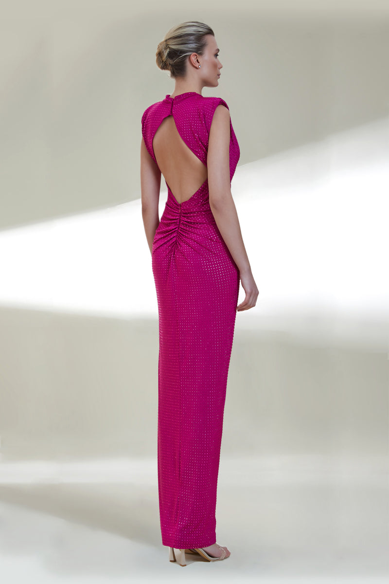 LIKELY Nixon Gown in Fuchsia | REVOLVE